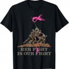 Breast Cancer Awareness Pink Ribbon Men Gifts Military Women T-Shirt