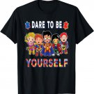 Autism Awareness Shirt Superhero Boys Dare To Be Yourself T-Shirt