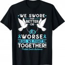 Prostate Cancer Awareness Spouse Husband Wife Support T-Shirt
