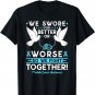 Prostate Cancer Awareness Spouse Husband Wife Support T-Shirt