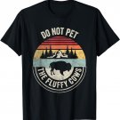 Vintage Retro Funny Buffalo Bison Do Not Pet The Fluffy Cow T-Shirt