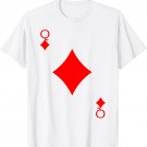 Queen of Diamonds Deck of Cards Halloween Costume T-Shirt