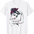We Can Cure It Shirt Rosie Riveter Breast Cancer Survivor