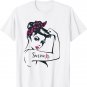 We Can Cure It Shirt Rosie Riveter Breast Cancer Survivor