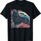 Surrealism Japanese Painting Schipperke dog T-Shirt