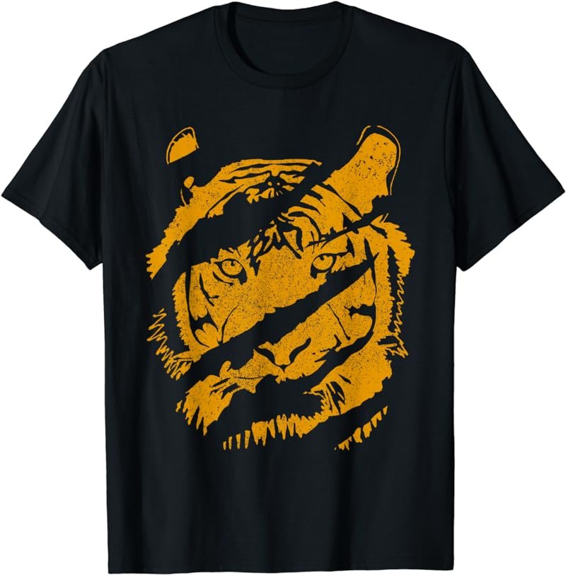 Tiger Wild Cat Claw Chinese Bengal Animal Gift T-Shirt