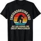 Snowboard Dad Snowboarder Funny Vintage Snowboarding T-Shirt