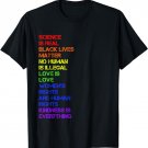 Science is real black lives matter t shirt LGBTQ