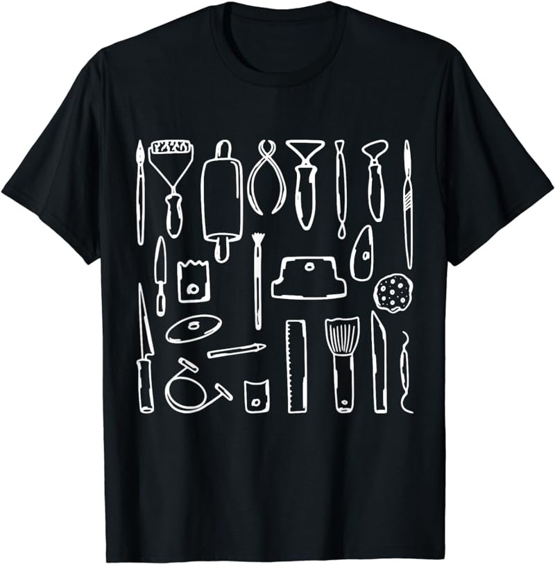 Pottery Tools Potter Ceramic Artist T-Shirt