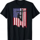 Electric Power Lineman US Flag T-Shirt
