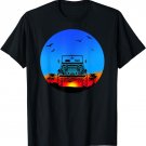 Retro Off-Road 4x4 - Vintage 70s Sunset Car T-Shirt