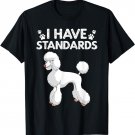 Cute Poodle Design For Men Women Standard Poodle Dog Lovers T-Shirt