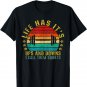 Life Has Its Ups and Downs I Call Them Squats Funny Retro T-Shirt