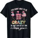 You Don't Have To Be Crazy To Quilt Us We Can Train You T-Shirt