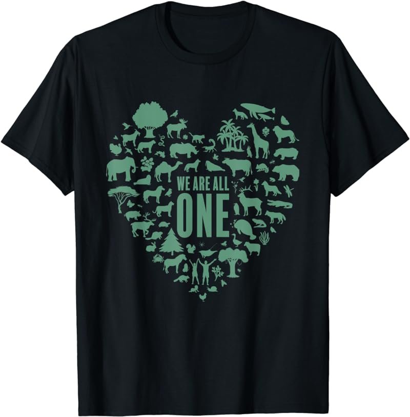 We Are All One Global Warming Awareness Earth Day T-Shirt