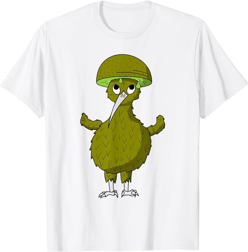 Kiwi Bird with Kiwi Fruit as Hat T-Shirt
