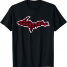 UP Upper Peninsula Buffalo Check Yoopers Hunter Plaid T-Shirt