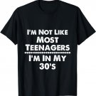 30 Something Year Old Gift TShirt 30s Birthday Party Present