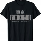 Tokyo Japan Coordinates Japanese T-Shirt