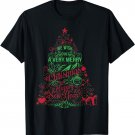 We Wish You Merry Christmas and Happy New Year Xmas Tree T-Shirt