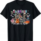 Halloween Radiology You Pose We Expose Skeleton Funny Doctor T-Shirt