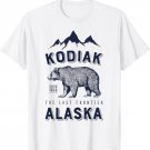 Kodiak Alaska T Shirt Bear The Last Frontier Bears Vintage T-Shirt
