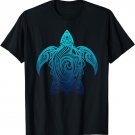 Turtle Tribal Pattern Scuba Diving Sea Turtle Scuba Diver T-Shirt
