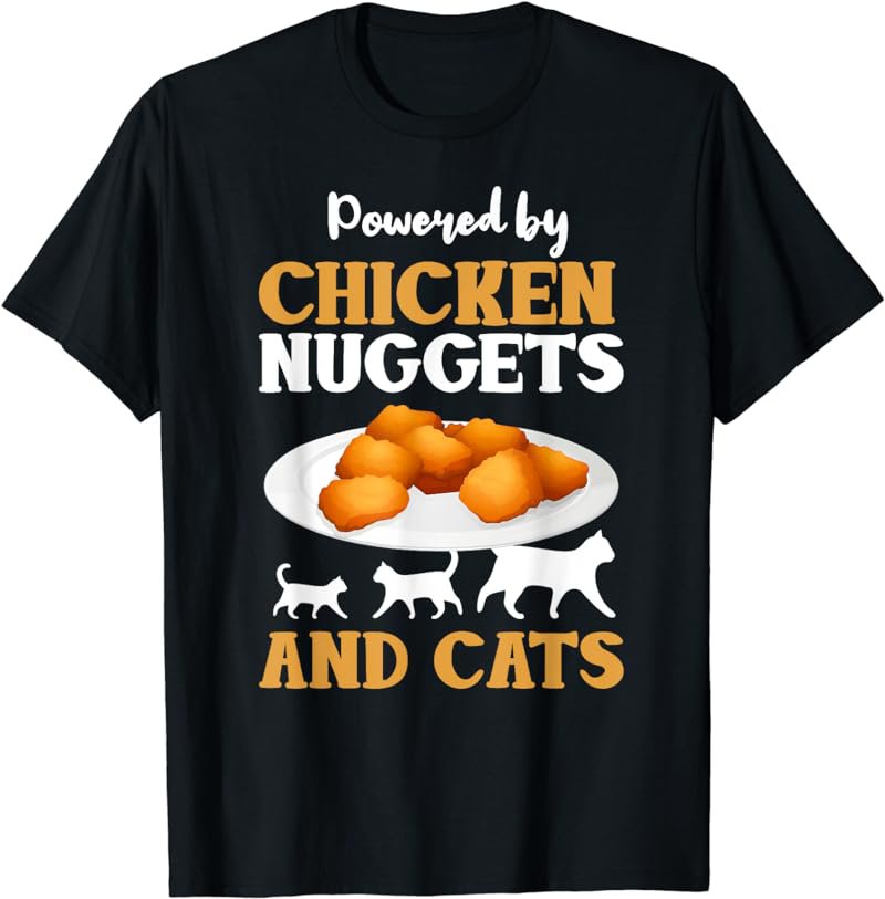 Chicken Nuggets Shirt Funny Cat Lover Chicken Nuggets T-Shirt