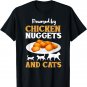 Chicken Nuggets Shirt Funny Cat Lover Chicken Nuggets T-Shirt
