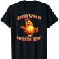 Guess What Chicken Butt Loves Peckers Yep I Talk To Chickens T-Shirt