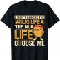 Chicken Nugget Nug Life Lovers Tender Funny Gangster T-Shirt