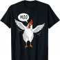 chicken saying moo Funny Cow Chicken Moo Funny Chicken T-Shirt