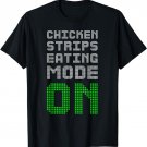 Funny Chicken Tenders Strips Lover Clip Art - Eat More T-Shirt