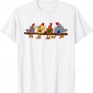 Funny Knitting Hens Chicken Sarcastic Rooster Quilt Farming T-Shirt