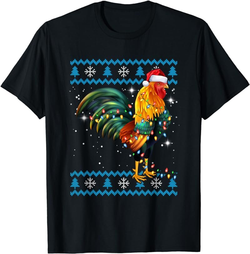 Funny Chicken Ugly Christmas Chicken Lover T-Shirt
