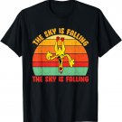 The Sky Is Falling The Sky Is Falling Funny Rubber Chicken T-Shirt