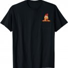 Chicken Pocket Chicken In Pocket Chicken Peeking Coming Out T-Shirt