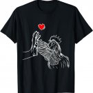 Chicken Love Women Farmer Girls Kids T-Shirt