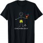 Funny Mens Chicken Guy, Bird Fowl Hen Farming for Boys T-Shirt