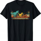 Vintage Evolution Dinosaur T Rex Velociraptor To Chicken T-Shirt