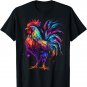 Chicken Tie Dye Hippie Poultry Farmer Farm Vintage Graphic T-Shirt