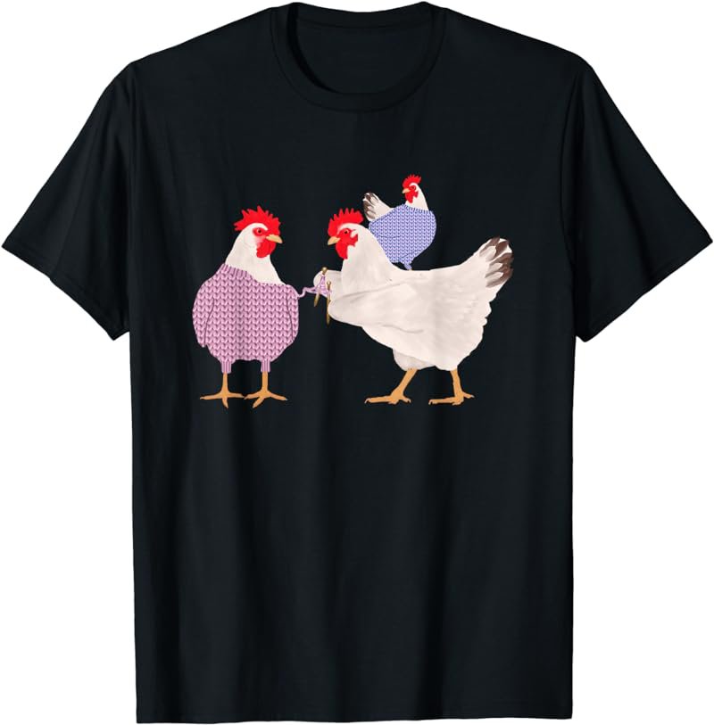 Chicken Knitting Sweaters T-Shirt