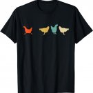 Vintage Chickens Funny Cute Chicken Pet Owner Gift Farm T-Shirt