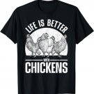 Cute Chicken For Men Women Chicken Farmer Whisperer Lovers T-Shirt