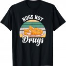 Funny Chicken Nugget Costume Fast Food Pun Nugs Not Drugs T-Shirt