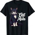 Tuxedo Cat Mom Cute Kitten Tuxie Cat Mother's Day 2023 T-Shirt