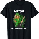 Heavy Metal Shirt St Patricks Day Rock Horns Gifts Metalhead T-Shirt
