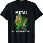 Heavy Metal Shirt St Patricks Day Rock Horns Gifts Metalhead T-Shirt