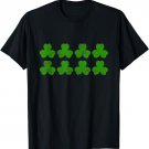 Green Four Leaf Clover St Patrick's Day T-Shirt