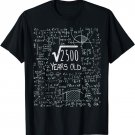 Square Root Of 2500 50th Birthday 50 years Old Vintage Math T-Shirt